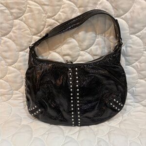 Michael Kors Black Studded Shoulder Bag